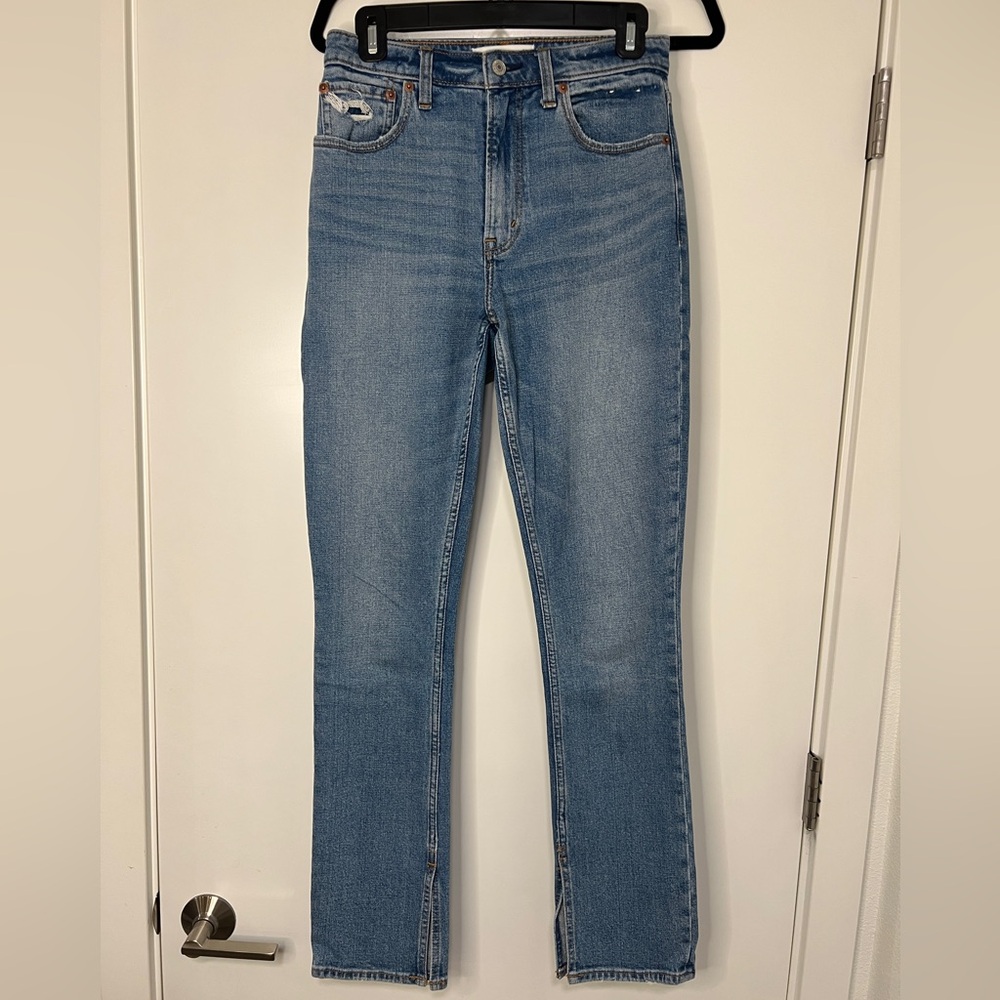 Abercrombie & Fitch High Rise Blue Jeans